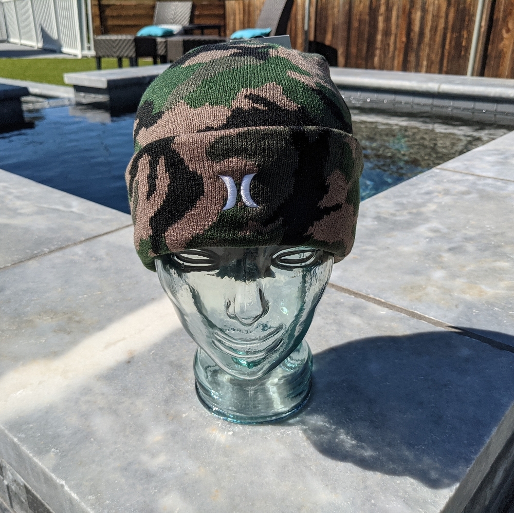 Hurley Icon Cuff Beanie Camo